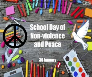yapboz Şiddetsizlik ve Barış Okul Günü